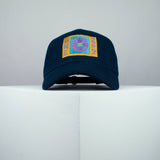 Flowers with Peace embroidered baseball cap navy / japanese / japan / flower / floral / streetwear / embroidery / patch / dad / hat / cap / clothing // Hatty Hats / iron on patch / dad hat embroidered patch / badge / applique / embroidered / punk patches / trucker hat / snapback / caps / dad hats / baseball hat / mens hat / womens hat / embroidered hat / dad cap / embroidered cap
