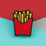 French fries iron on patch / food / patches / emoji / embroidery / patch / enamel pin / pin / embroidered patch / back patch / patches for jackets / badge / applique / embroidered / feminist patch / punk patches / iron on patches / punk patch / band patches / backpatch / patches iron on / appliques / sew on patch / jacket patch