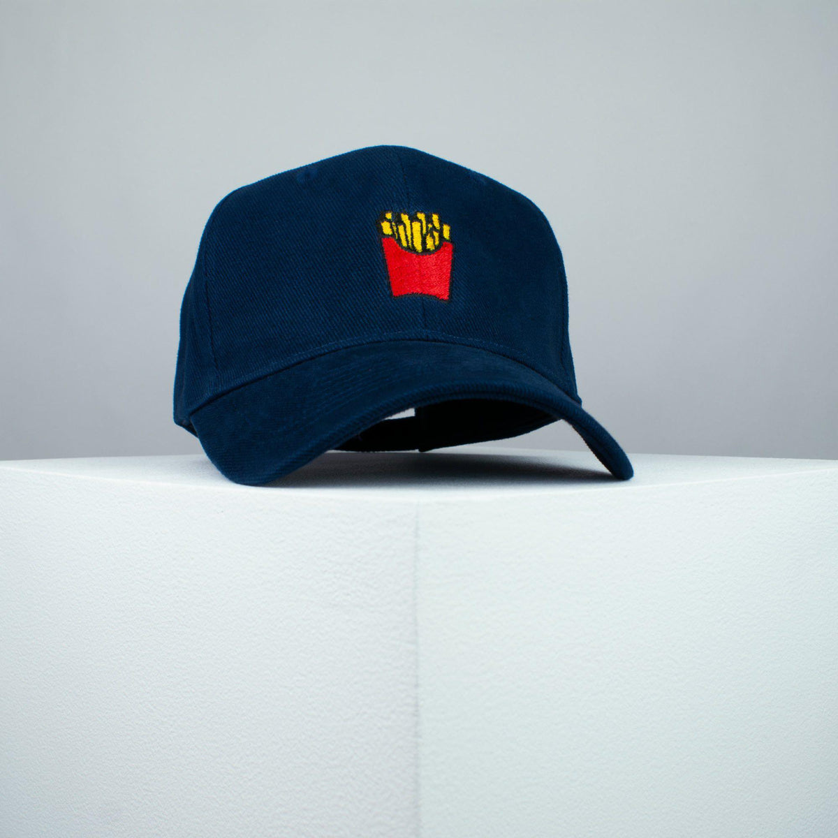 French fries embroidered baseball cap (8 hat colours) / food / gift / emoji / embroidery / patch / hat / dad hat / cap / iron on patch / embroidered patch / badge / applique / embroidered / punk patches / trucker hat / snapback / caps / dad hats / baseball hat / mens hat / womens hat / embroidered hat / dad cap / embroidered cap 1