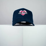 Girl power love heart embroidered baseball cap navy / feminist / feminism / gift for her / embroidery / patch / hat / dad hat / cap / iron on patch / embroidered patch / badge / applique / embroidered / punk patches / trucker hat / snapback / caps / dad hats / baseball hat / mens hat / womens hat / embroidered hat / dad cap / embroidered cap