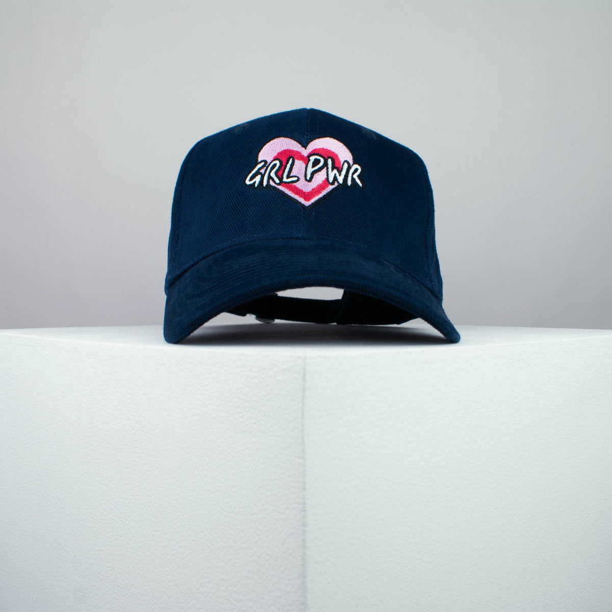 Girl power love heart embroidered baseball cap navy / feminist / feminism / gift for her / embroidery / patch / hat / dad hat / cap / iron on patch / embroidered patch / badge / applique / embroidered / punk patches / trucker hat / snapback / caps / dad hats / baseball hat / mens hat / womens hat / embroidered hat / dad cap / embroidered cap
