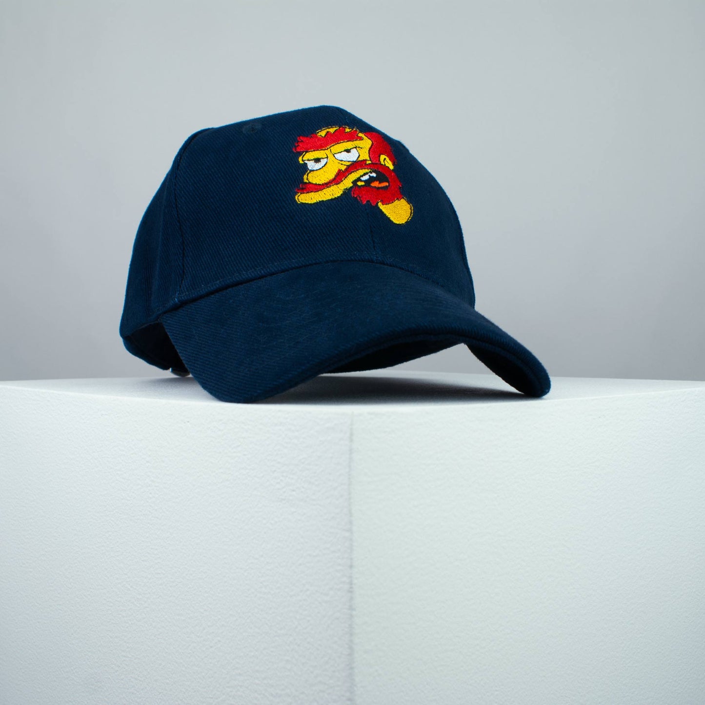 Groundskeeper Willie embroidered baseball cap (8 hat colours) / the simpsons / bart / marge / homer / embroidery / patch / hat / dad hat / cap / iron on patch / embroidered patch / badge / applique / embroidered / punk patches / trucker hat / snapback / caps / dad hats / baseball hat / mens hat / womens hat / embroidered hat / dad cap / embroidered cap 1