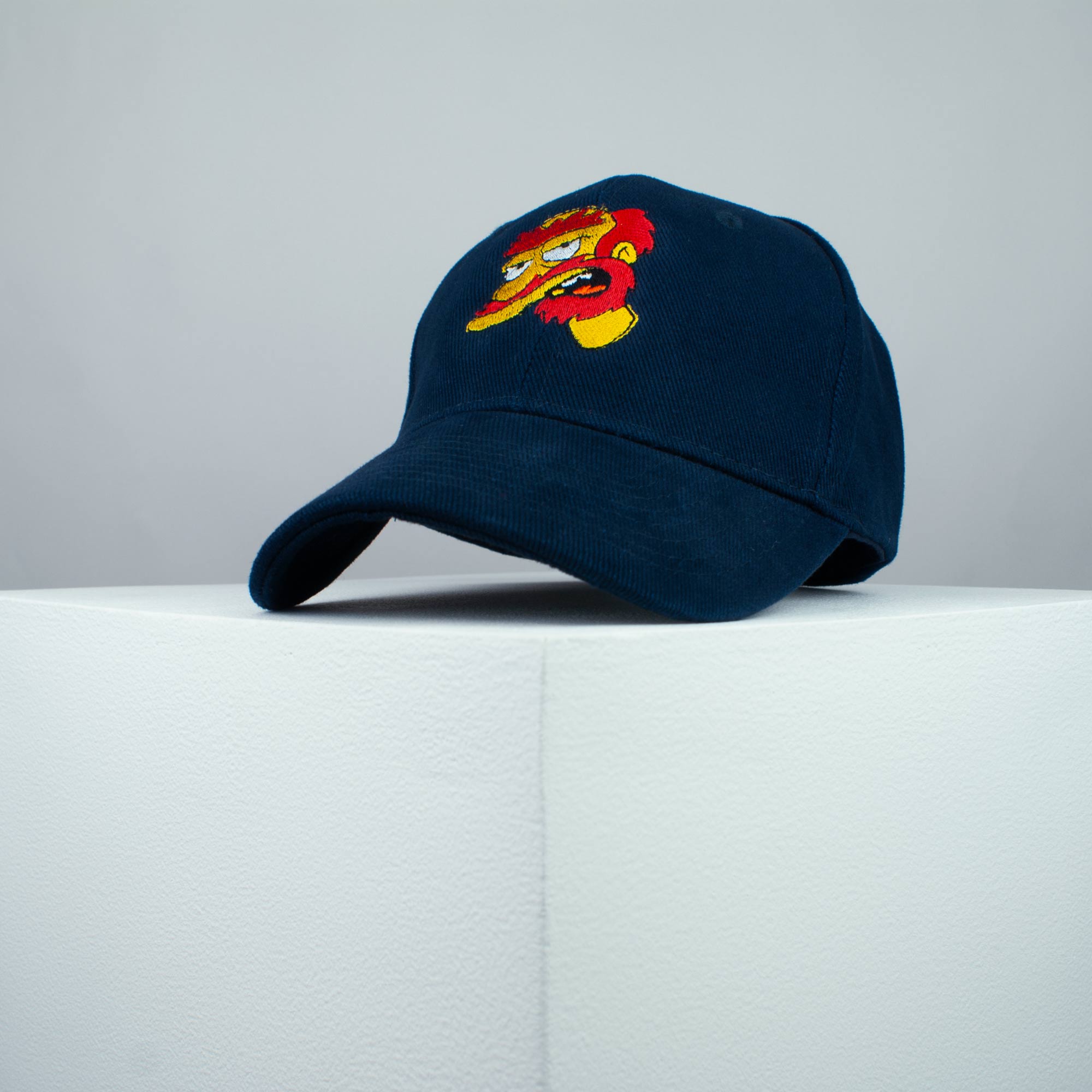 Groundskeeper Willie embroidered baseball cap (8 hat colours) / the simpsons / bart / marge / homer / embroidery / patch / hat / dad hat / cap / iron on patch / embroidered patch / badge / applique / embroidered / punk patches / trucker hat / snapback / caps / dad hats / baseball hat / mens hat / womens hat / embroidered hat / dad cap / embroidered cap 2