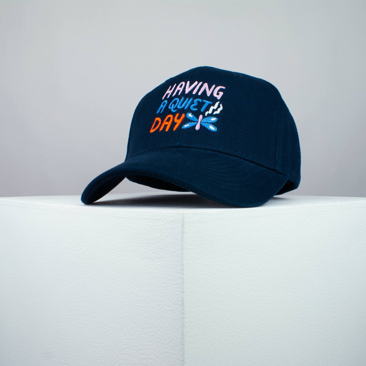 Having a quiet day embroidered baseball cap (8 hat colours) / meditation / yoga / spiritual / gift for her / embroidery / patch / hat / dad hat / cap // Hatty Hats / iron on patch / embroidered patch / badge / applique / embroidered / punk patches / trucker hat / snapback / caps / dad hats / baseball hat / mens hat / womens hat / embroidered hat / dad cap / embroidered cap 2