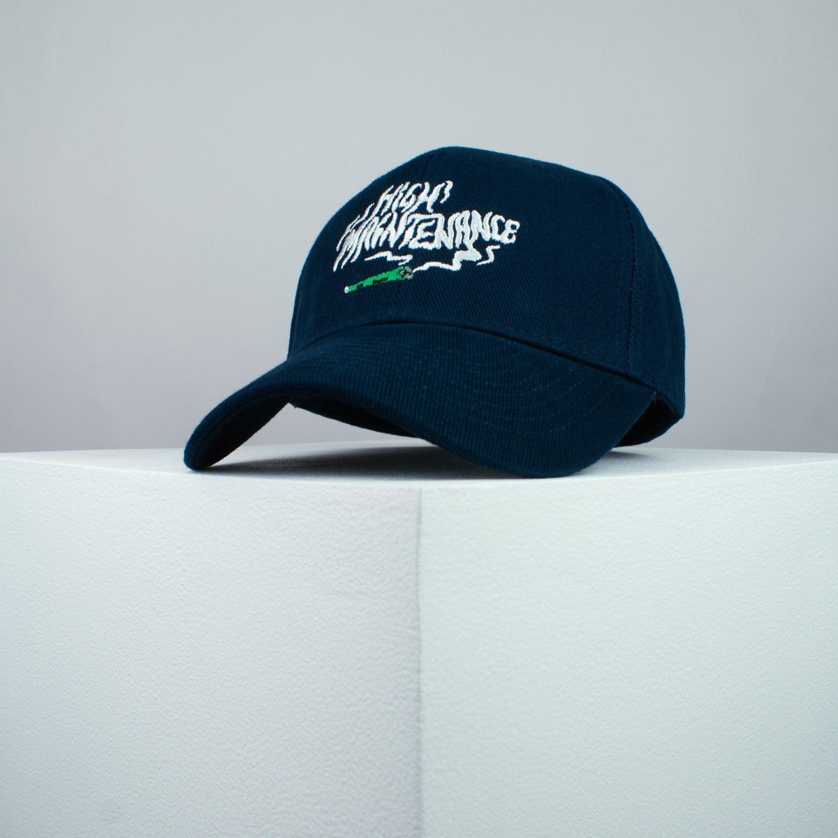 High maintenance embroidered baseball cap (8 hat colours) / weed / marijuana / cannabis / hemp / embroidery / patch / dad / hat / cap / clothing // Hatty Hats / iron on patch / dad hat embroidered patch / badge / applique / embroidered / punk patches / trucker hat / snapback / caps / dad hats / baseball hat / mens hat / womens hat / embroidered hat / dad cap / embroidered cap 2