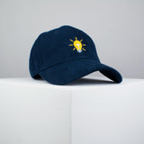 Light bulb embroidered baseball cap navy / light / patches / feminist / embroidery / patch / hat / dad hat / cap / iron on patch / embroidered patch / badge / applique / embroidered / punk patches / trucker hat / snapback / caps / dad hats / baseball hat / mens hat / womens hat / embroidered hat / dad cap / embroidered cap / website 1