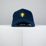 Light bulb embroidered baseball cap navy / light / patches / feminist / embroidery / patch / hat / dad hat / cap / iron on patch / embroidered patch / badge / applique / embroidered / punk patches / trucker hat / snapback / caps / dad hats / baseball hat / mens hat / womens hat / embroidered hat / dad cap / embroidered cap / website