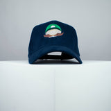 Super Mario Luigi embroidered baseball cap navy / mario / nintendo / gamer / gaming / embroidery / patch / hat / dad hat / cap / iron on patch / embroidered patch / badge / applique / embroidered / punk patches / trucker hat / snapback / caps / dad hats / baseball hat / mens hat / womens hat / embroidered hat / dad cap / embroidered cap