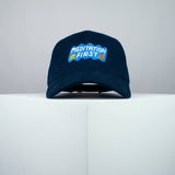 Meditation first embroidered baseball cap navy / yoga / mental health / spiritual / gift for her / embroidery / patch / hat / dad hat / cap // Hatty Hats / iron on patch / embroidered patch / badge / applique / embroidered / punk patches / trucker hat / snapback / caps / dad hats / baseball hat / mens hat / womens hat / embroidered hat / dad cap / embroidered cap