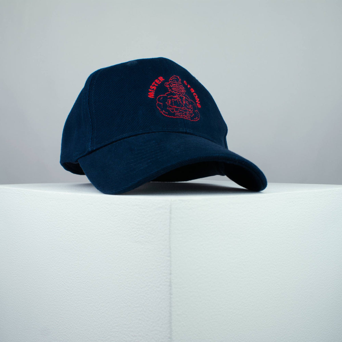 Mister Strong embroidered baseball cap (8 hat colours) / gym / muscle / workout / tank / embroidery / patch / hat / dad hat / cap / iron on patch / embroidered patch / badge / applique / embroidered / punk patches / trucker hat / snapback / caps / dad hats / baseball hat / mens hat / womens hat / embroidered hat / dad cap / embroidered cap 1