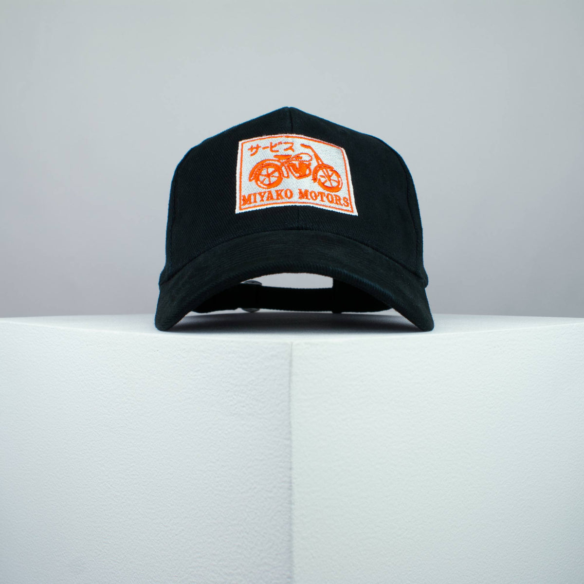 Miyako motors sign embroidered baseball cap black / bike / japan / japanese / motorcycle / streetwear / embroidery / patch / dad / hat / cap / clothing // Hatty Hats / iron on patch / dad hat embroidered patch / badge / applique / embroidered / punk patches / trucker hat / snapback / caps / dad hats / baseball hat / mens hat / womens hat / embroidered hat / dad cap / embroidered cap
