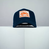 Miyako motors sign embroidered baseball cap navy / bike / japan / japanese / motorcycle / streetwear / embroidery / patch / dad / hat / cap / clothing // Hatty Hats / iron on patch / dad hat embroidered patch / badge / applique / embroidered / punk patches / trucker hat / snapback / caps / dad hats / baseball hat / mens hat / womens hat / embroidered hat / dad cap / embroidered cap