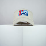 Mount Fuji embroidered baseball cap beige / mountain / japan / japanese / hiking /streetwear / embroidery / patch / dad / hat / cap / clothing // Hatty Hats / iron on patch / dad hat embroidered patch / badge / applique / embroidered / punk patches / trucker hat / snapback / caps / dad hats / baseball hat / mens hat / womens hat / embroidered hat / dad cap / embroidered cap