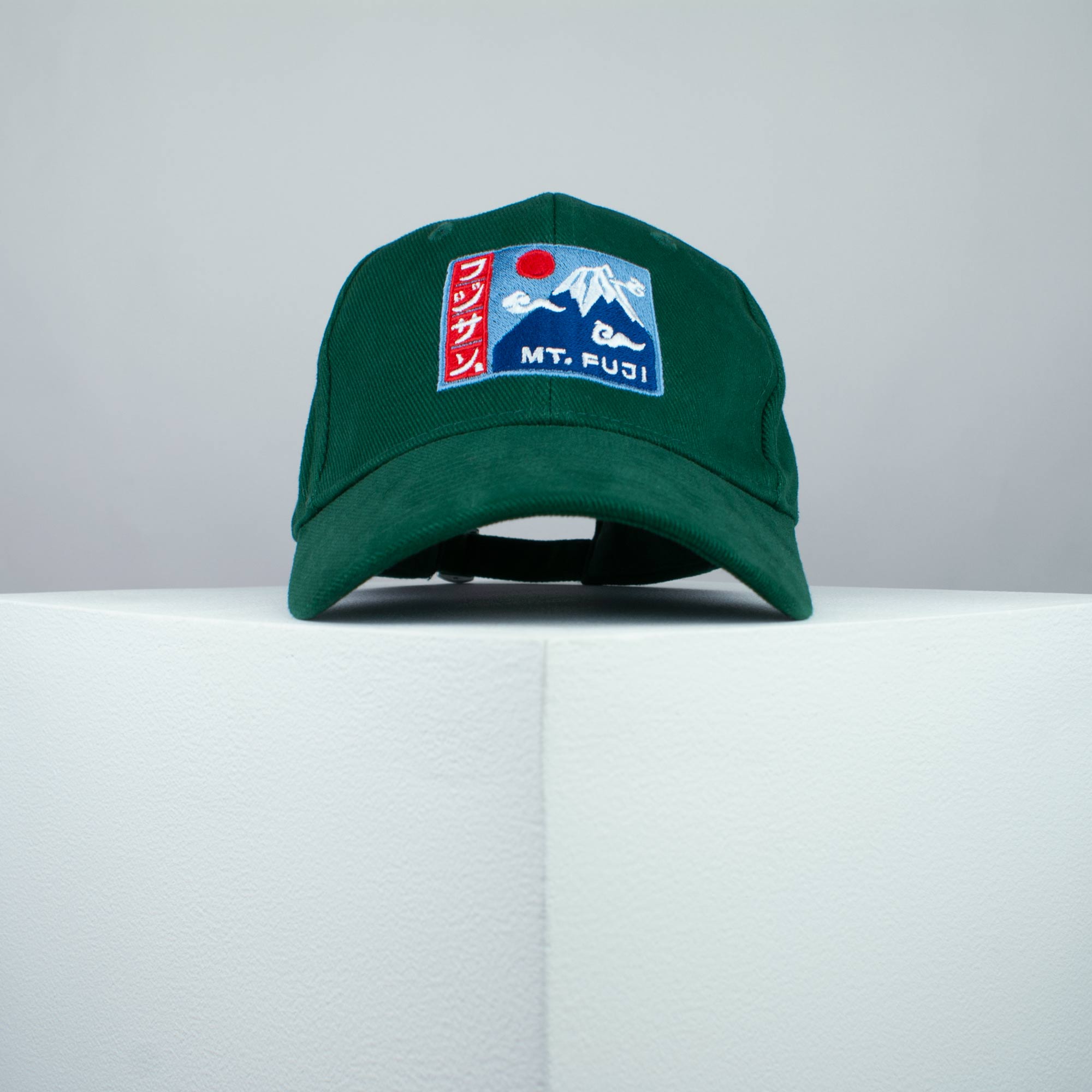 Mount Fuji embroidered baseball cap green / mountain / japan / japanese / hiking /streetwear / embroidery / patch / dad / hat / cap / clothing // Hatty Hats / iron on patch / dad hat embroidered patch / badge / applique / embroidered / punk patches / trucker hat / snapback / caps / dad hats / baseball hat / mens hat / womens hat / embroidered hat / dad cap / embroidered cap