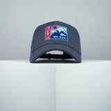 Mount Fuji embroidered baseball cap grey / mountain / japan / japanese / hiking /streetwear / embroidery / patch / dad / hat / cap / clothing // Hatty Hats / iron on patch / dad hat embroidered patch / badge / applique / embroidered / punk patches / trucker hat / snapback / caps / dad hats / baseball hat / mens hat / womens hat / embroidered hat / dad cap / embroidered cap