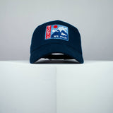 Mount Fuji embroidered baseball cap navy / mountain / japan / japanese / hiking /streetwear / embroidery / patch / dad / hat / cap / clothing // Hatty Hats / iron on patch / dad hat embroidered patch / badge / applique / embroidered / punk patches / trucker hat / snapback / caps / dad hats / baseball hat / mens hat / womens hat / embroidered hat / dad cap / embroidered cap