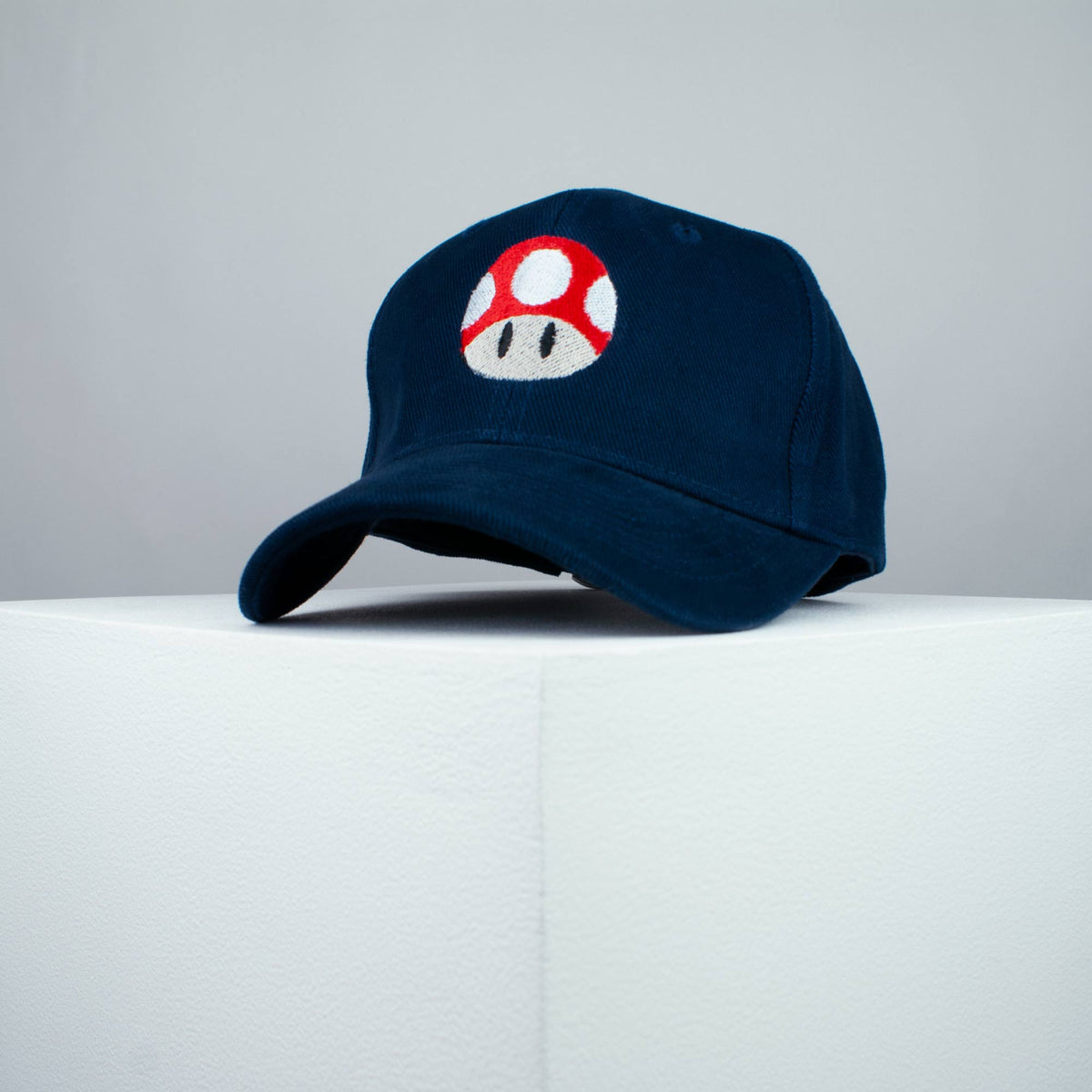Super Mario Mushroom embroidered baseball cap (8 hat colours) / mario / nintendo / gamer / gaming / embroidery / patch / hat / dad hat / cap / iron on patch / embroidered patch / badge / applique / embroidered / punk patches / trucker hat / snapback / caps / dad hats / baseball hat / mens hat / womens hat / embroidered hat / dad cap / embroidered cap 2