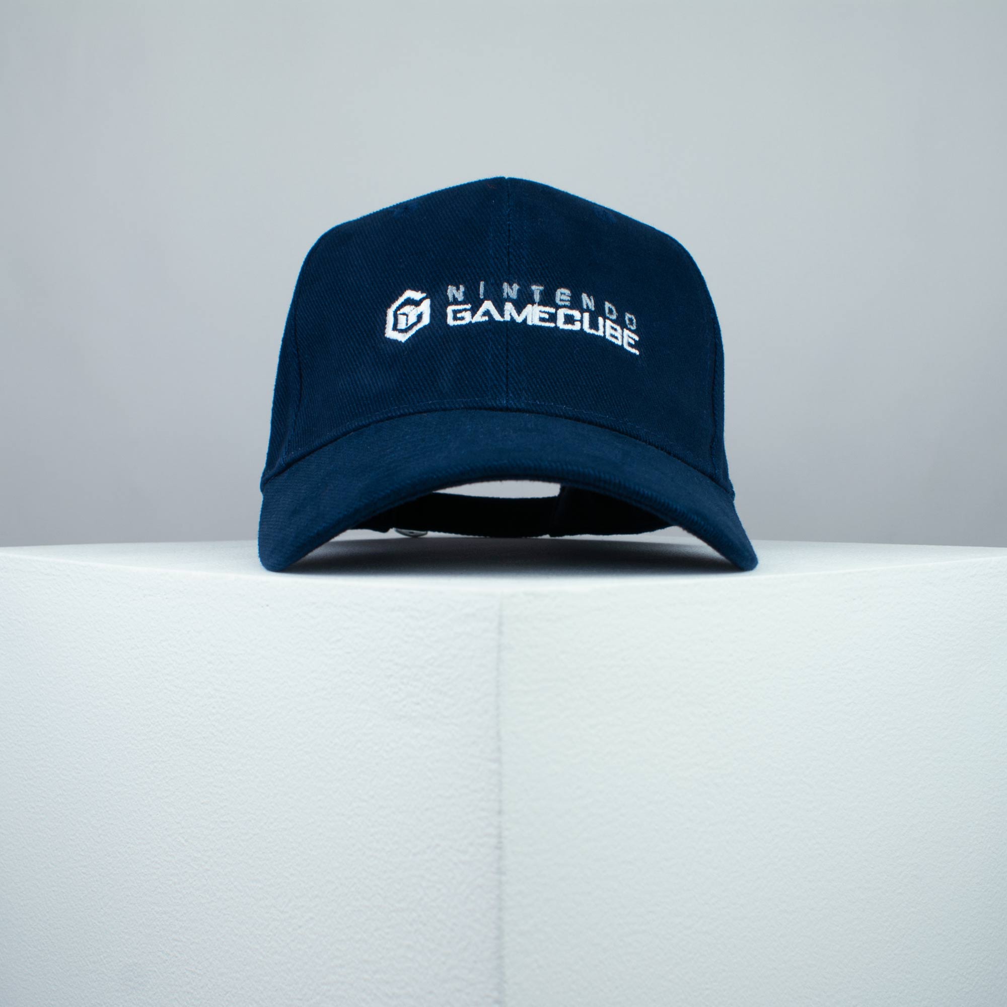 Nintendo Gamecube embroidered baseball cap navy / gamer / gaming / retro video games / embroidery / patch / hat / dad hat / cap / iron on patch / embroidered patch / badge / applique / embroidered / punk patches / trucker hat / snapback / caps / dad hats / baseball hat / mens hat / womens hat / embroidered hat / dad cap / embroidered cap