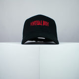 Nintendo Virtual Boy embroidered baseball cap black / gamer / gaming / retro video games / embroidery / patch / hat / dad hat / cap / iron on patch / embroidered patch / badge / applique / embroidered / punk patches / trucker hat / snapback / caps / dad hats / baseball hat / mens hat / womens hat / embroidered hat / dad cap / embroidered cap