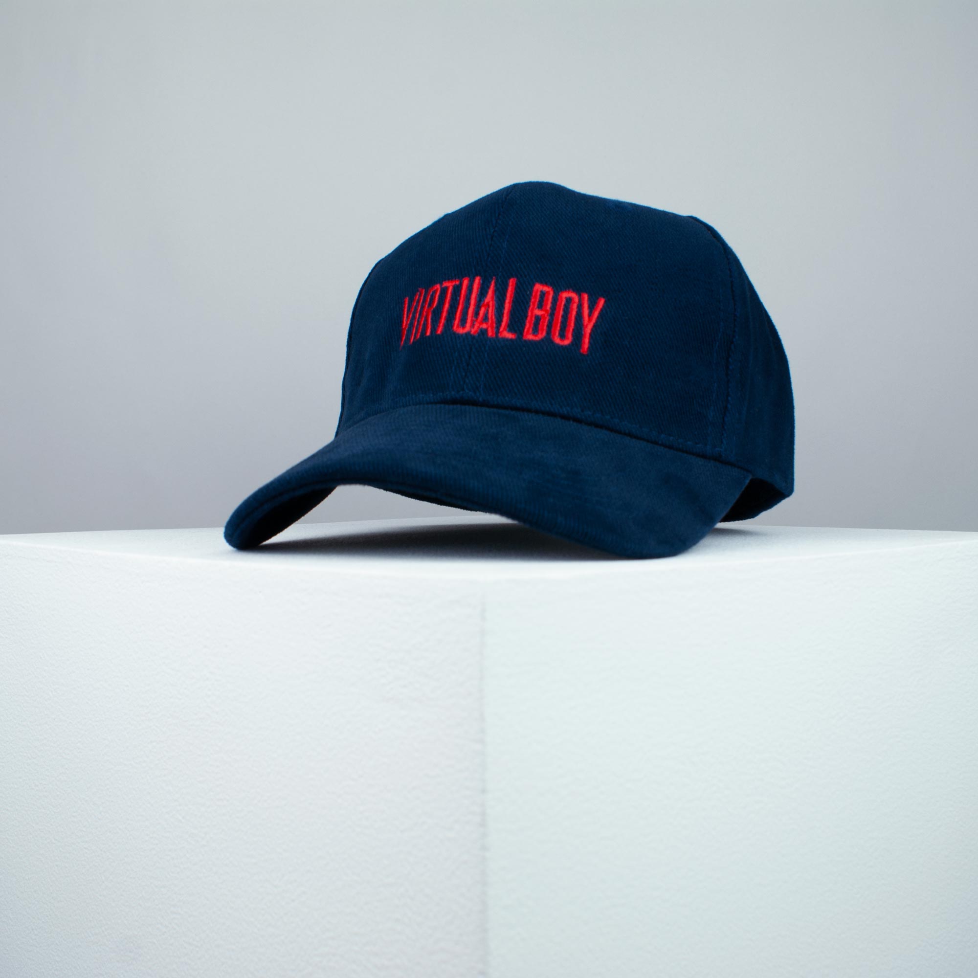 Nintendo Virtual Boy embroidered baseball cap navy blue / gamer / gaming / retro video games / embroidery / patch / hat / dad hat / cap / iron on patch / embroidered patch / badge / applique / embroidered / punk patches / trucker hat / snapback / caps / dad hats / baseball hat / mens hat / womens hat / embroidered hat / dad cap / embroidered cap 2