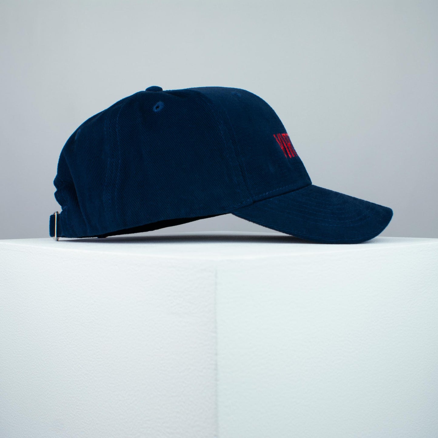 Nintendo Virtual Boy embroidered baseball cap navy blue / gamer / gaming / retro video games / embroidery / patch / hat / dad hat / cap / iron on patch / embroidered patch / badge / applique / embroidered / punk patches / trucker hat / snapback / caps / dad hats / baseball hat / mens hat / womens hat / embroidered hat / dad cap / embroidered cap 3