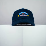 Not all wounds are visible embroidered baseball cap navy / yoga / mental health / self care / gift for her / embroidery / patch / hat / dad hat / cap // Hatty Hats / iron on patch / embroidered patch / badge / applique / embroidered / punk patches / trucker hat / snapback / caps / dad hats / baseball hat / mens hat / womens hat / embroidered hat / dad cap / embroidered cap