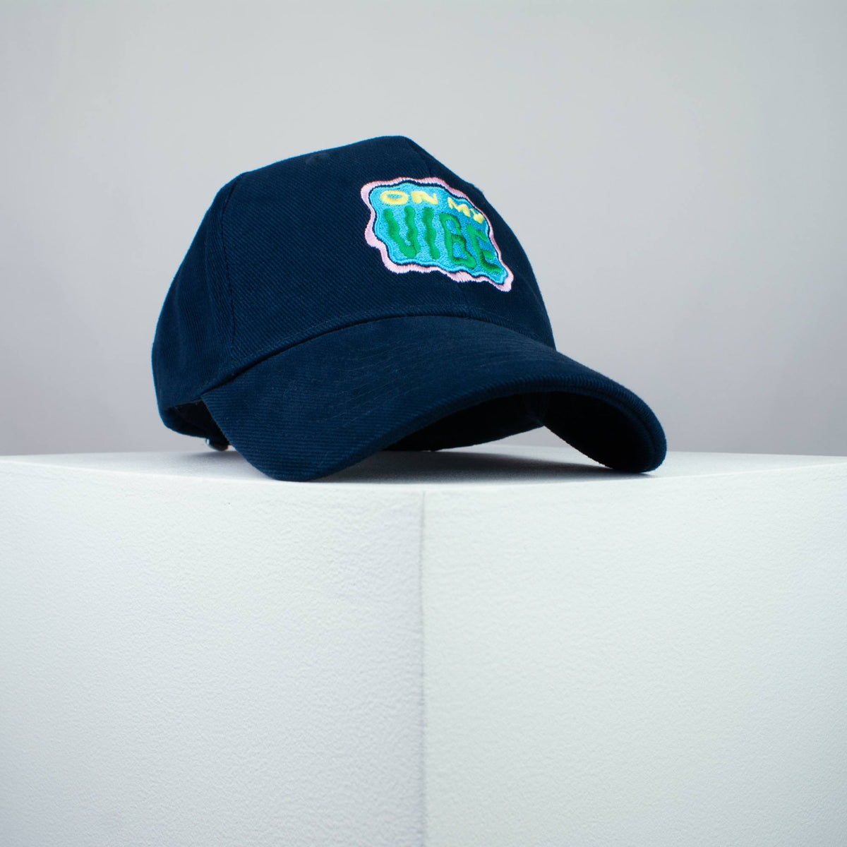 On my vibe embroidered baseball cap (8 hat colours) / yoga / meditation / anxiety / gift for her / embroidery / patch / hat / dad hat / cap / iron on patch / embroidered patch / badge / applique / embroidered / punk patches / trucker hat / snapback / caps / dad hats / baseball hat / mens hat / womens hat / embroidered hat / dad cap / embroidered cap 1
