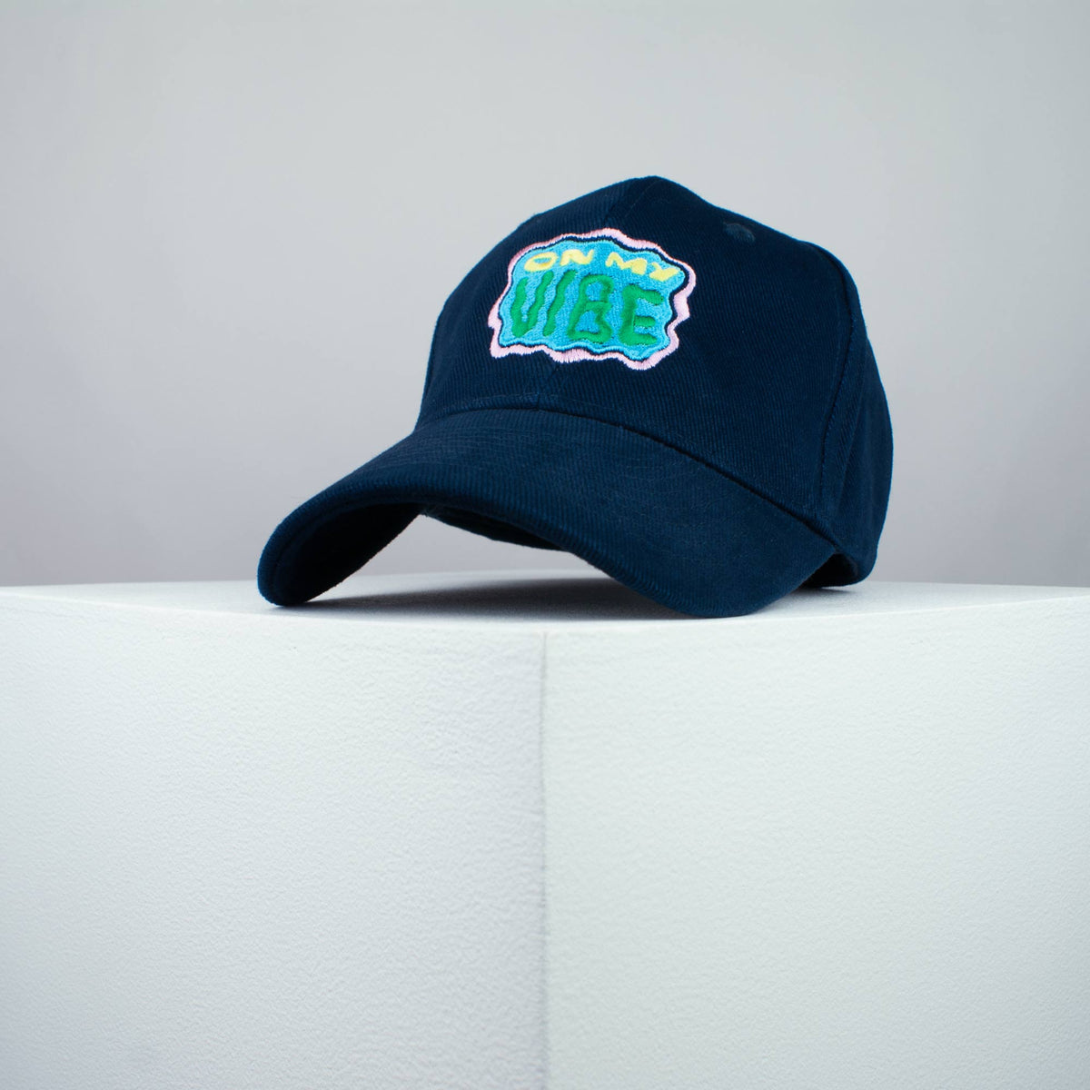 On my vibe embroidered baseball cap (8 hat colours) / yoga / meditation / anxiety / gift for her / embroidery / patch / hat / dad hat / cap / iron on patch / embroidered patch / badge / applique / embroidered / punk patches / trucker hat / snapback / caps / dad hats / baseball hat / mens hat / womens hat / embroidered hat / dad cap / embroidered cap 2