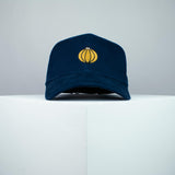 Onion embroidered baseball cap navy / vegan / gift / food / embroidery / patch / hat / dad hat / cap / iron on patch / embroidered patch / badge / applique / embroidered / punk patches / trucker hat / snapback / caps / dad hats / baseball hat / mens hat / womens hat / embroidered hat / dad cap / embroidered cap