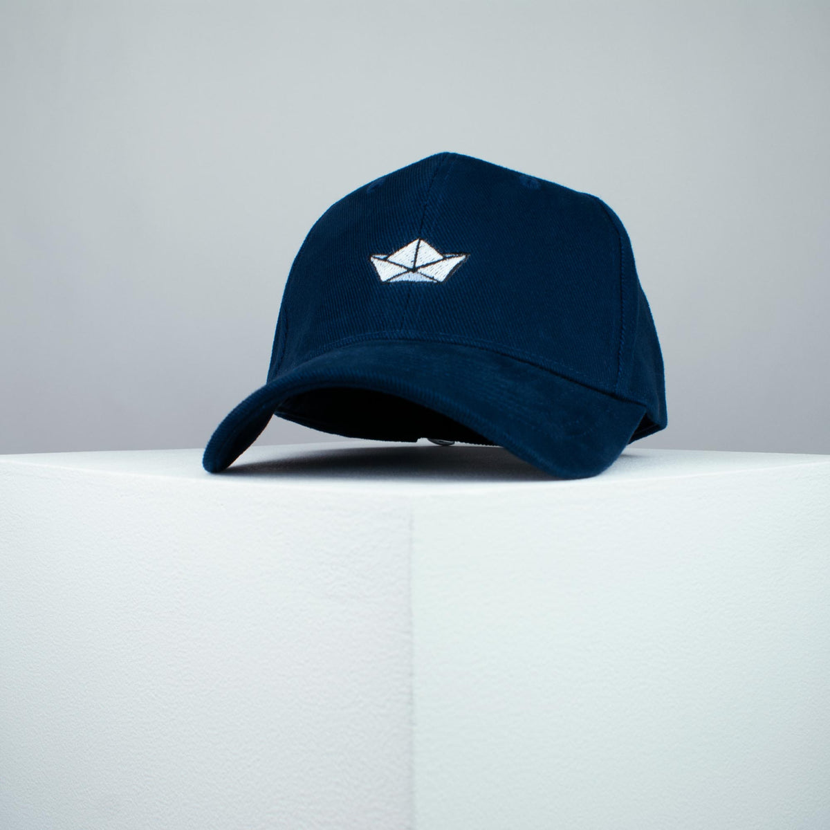 Paper boat embroidered baseball cap navy blue / origami / gift / paper / embroidery / patch / hat / dad hat / cap / iron on patch / embroidered patch / badge / applique / embroidered / punk patches / trucker hat / snapback / caps / dad hats / baseball hat / mens hat / womens hat / embroidered hat / dad cap / embroidered cap 2