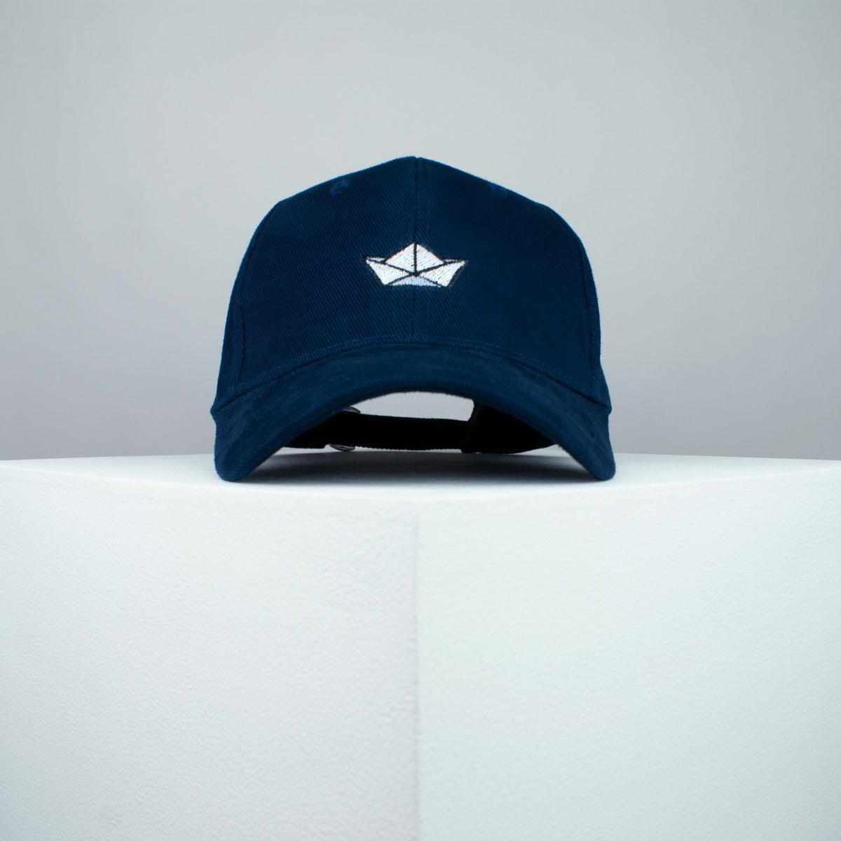 Paper boat embroidered baseball cap navy / origami / gift / paper / embroidery / patch / hat / dad hat / cap / iron on patch / embroidered patch / badge / applique / embroidered / punk patches / trucker hat / snapback / caps / dad hats / baseball hat / mens hat / womens hat / embroidered hat / dad cap / embroidered cap