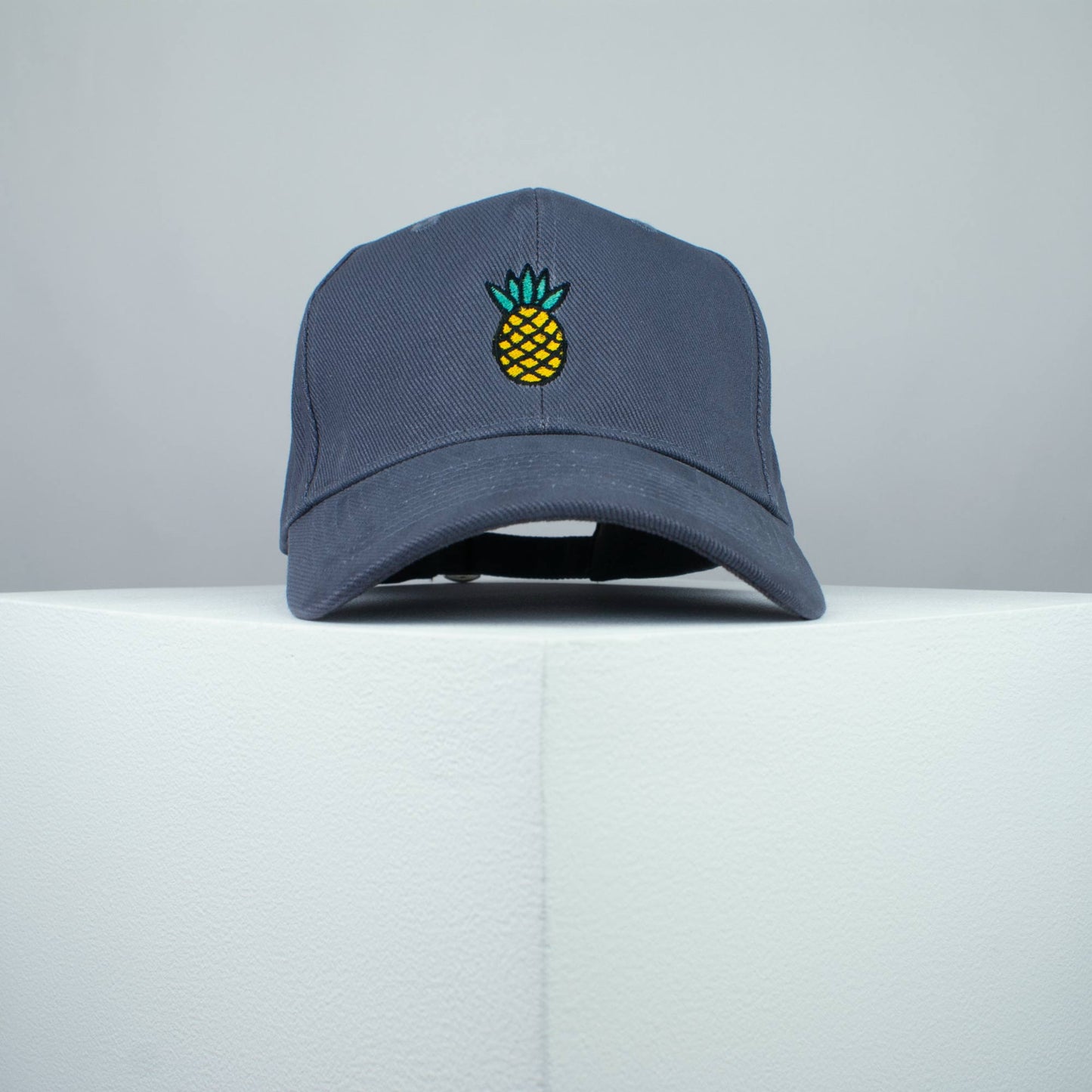 Pineapple embroidered baseball cap grey / vegan / patches / food / embroidery / patch / hat / dad hat / cap / iron on patch / embroidered patch / badge / applique / embroidered / punk patches / trucker hat / snapback / caps / dad hats / baseball hat / mens hat / womens hat / embroidered hat / dad cap / embroidered cap / website