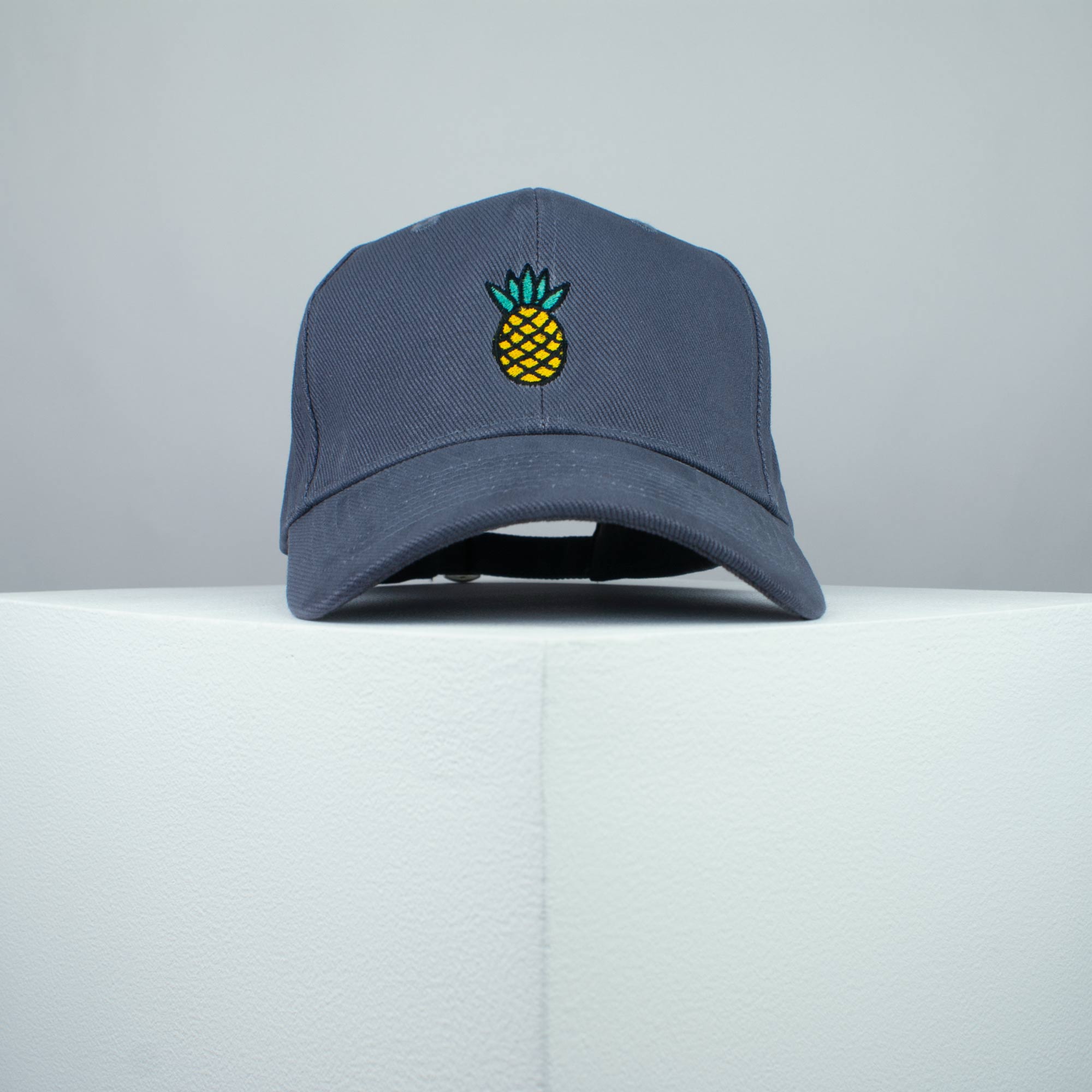 Pineapple embroidered baseball cap grey / vegan / patches / food / embroidery / patch / hat / dad hat / cap / iron on patch / embroidered patch / badge / applique / embroidered / punk patches / trucker hat / snapback / caps / dad hats / baseball hat / mens hat / womens hat / embroidered hat / dad cap / embroidered cap / website