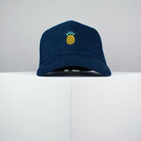 Pineapple embroidered baseball cap navy / vegan / patches / food / embroidery / patch / hat / dad hat / cap / iron on patch / embroidered patch / badge / applique / embroidered / punk patches / trucker hat / snapback / caps / dad hats / baseball hat / mens hat / womens hat / embroidered hat / dad cap / embroidered cap / website