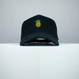 Pineapple embroidered baseball cap black / vegan / patches / food / embroidery / patch / hat / dad hat / cap / iron on patch / embroidered patch / badge / applique / embroidered / punk patches / trucker hat / snapback / caps / dad hats / baseball hat / mens hat / womens hat / embroidered hat / dad cap / embroidered cap / website