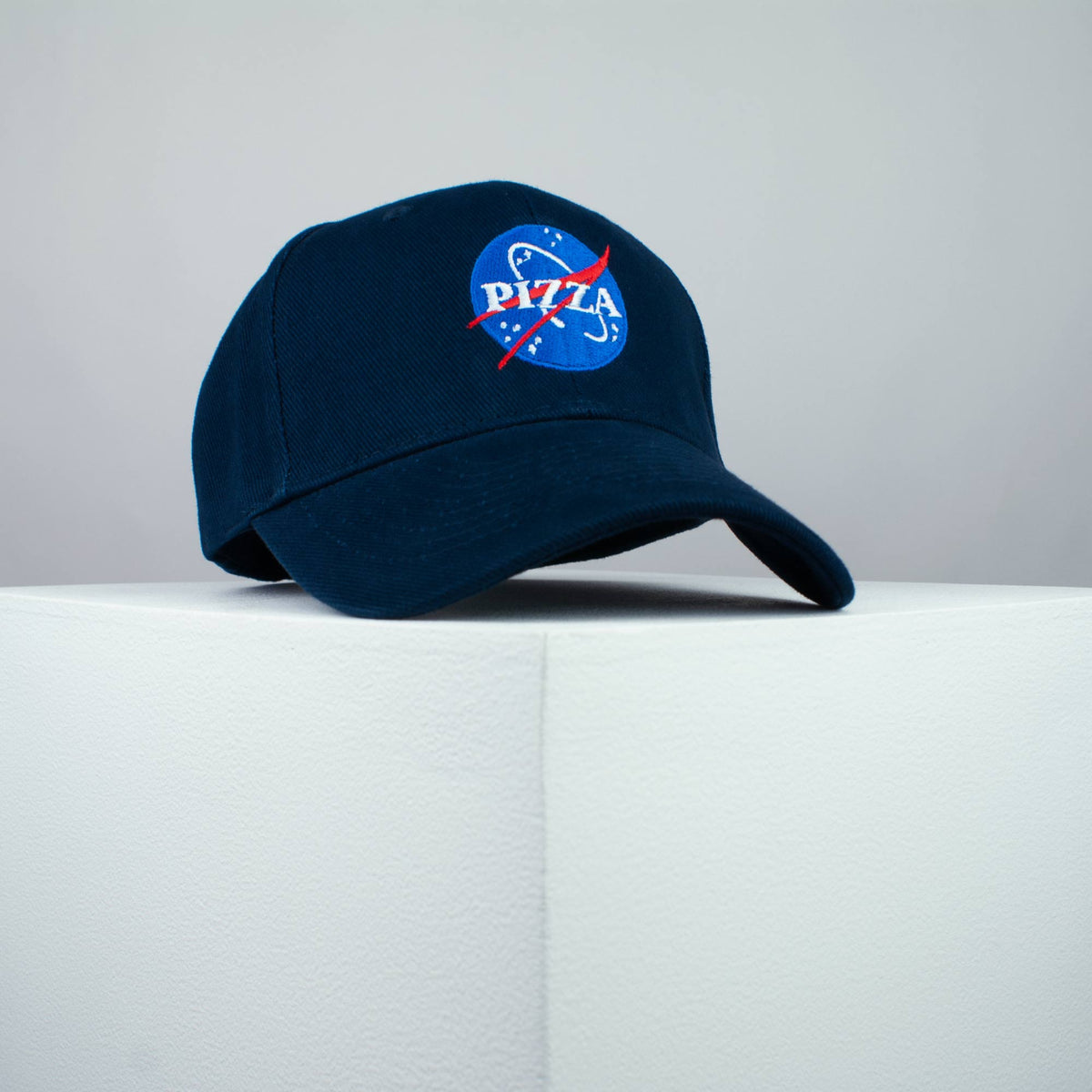space pizza embroidered baseball cap (8 hat colours) / brand twisters / space / food / moon / embroidery / patch / dad / hat / cap / clothing // Hatty Hats / iron on patch / dad hat embroidered patch / badge / applique / embroidered / punk patches / trucker hat / snapback / caps / dad hats / baseball hat / mens hat / womens hat / embroidered hat / dad cap / embroidered cap 1
