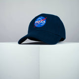 space pizza embroidered baseball cap (8 hat colours) / brand twisters / space / food / moon / embroidery / patch / dad / hat / cap / clothing // Hatty Hats / iron on patch / dad hat embroidered patch / badge / applique / embroidered / punk patches / trucker hat / snapback / caps / dad hats / baseball hat / mens hat / womens hat / embroidered hat / dad cap / embroidered cap 2