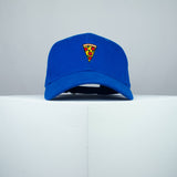 Pizza slice embroidered baseball cap blue / pizza / patches / food / embroidery / patch / hat / dad hat / cap / iron on patch / embroidered patch / badge / applique / embroidered / punk patches / trucker hat / snapback / caps / dad hats / baseball hat / mens hat / womens hat / embroidered hat / dad cap / embroidered cap / website