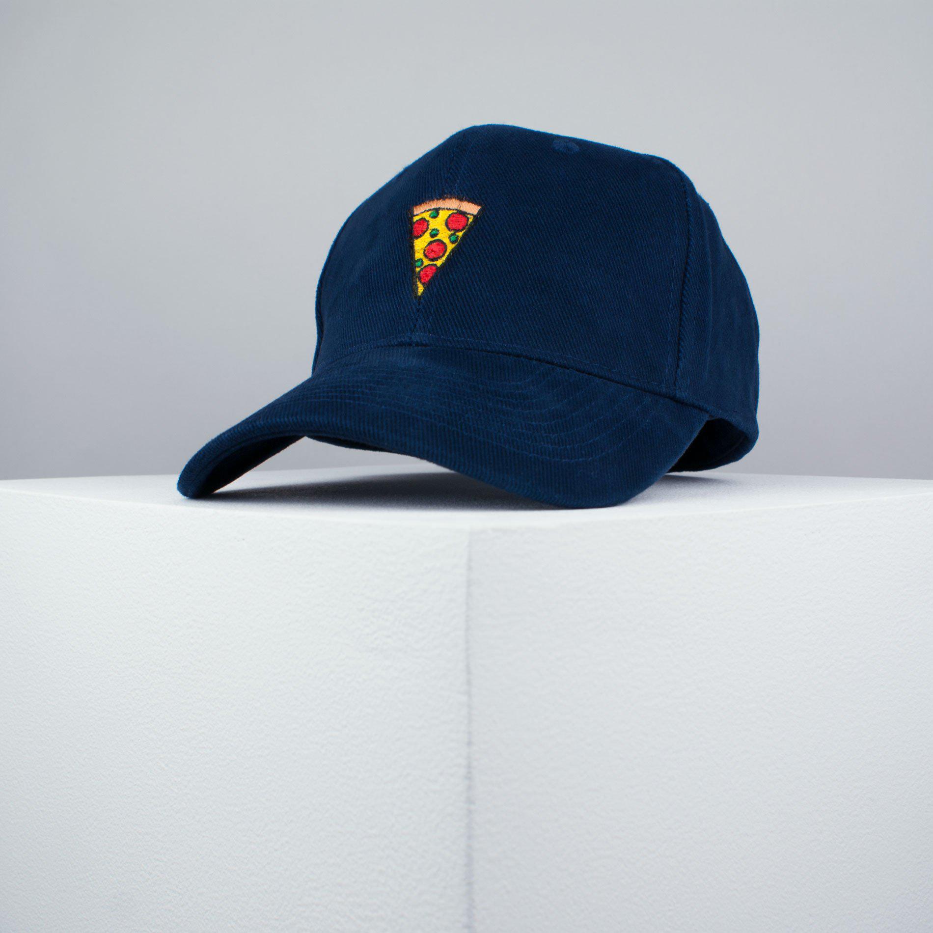 Pizza slice embroidered baseball cap navy / pizza / patches / food / embroidery / patch / hat / dad hat / cap / iron on patch / embroidered patch / badge / applique / embroidered / punk patches / trucker hat / snapback / caps / dad hats / baseball hat / mens hat / womens hat / embroidered hat / dad cap / embroidered cap / website 2