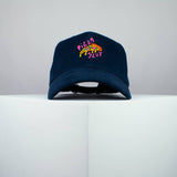 Pizza slut embroidered baseball cap navy / 90s / retro / vintage / rainbow / embroidery / patch / hat / dad hat / cap / iron on patch / embroidered patch / badge / applique / embroidered / punk patches / trucker hat / snapback / caps / dad hats / baseball hat / mens hat / womens hat / embroidered hat / dad cap / embroidered cap