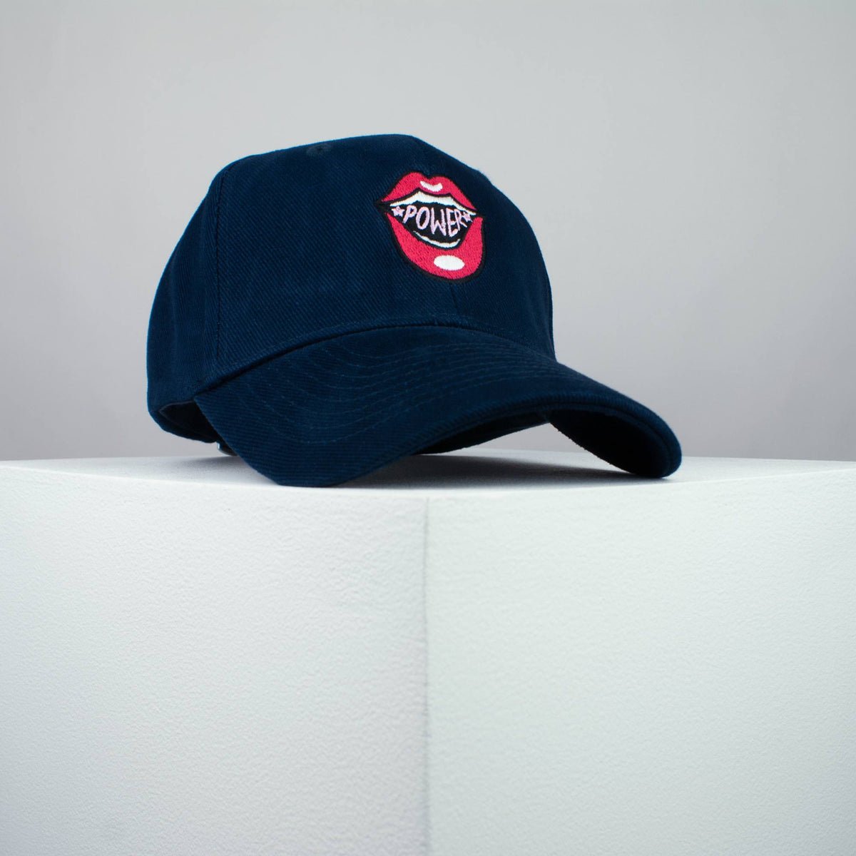 Power lips embroidered baseball cap (8 hat colours) / girl power / feminist / feminism / gift for her / embroidery / patch / hat / dad hat / cap / iron on patch / embroidered patch / badge / applique / embroidered / punk patches / trucker hat / snapback / caps / dad hats / baseball hat / mens hat / womens hat / embroidered hat / dad cap / embroidered cap 1
