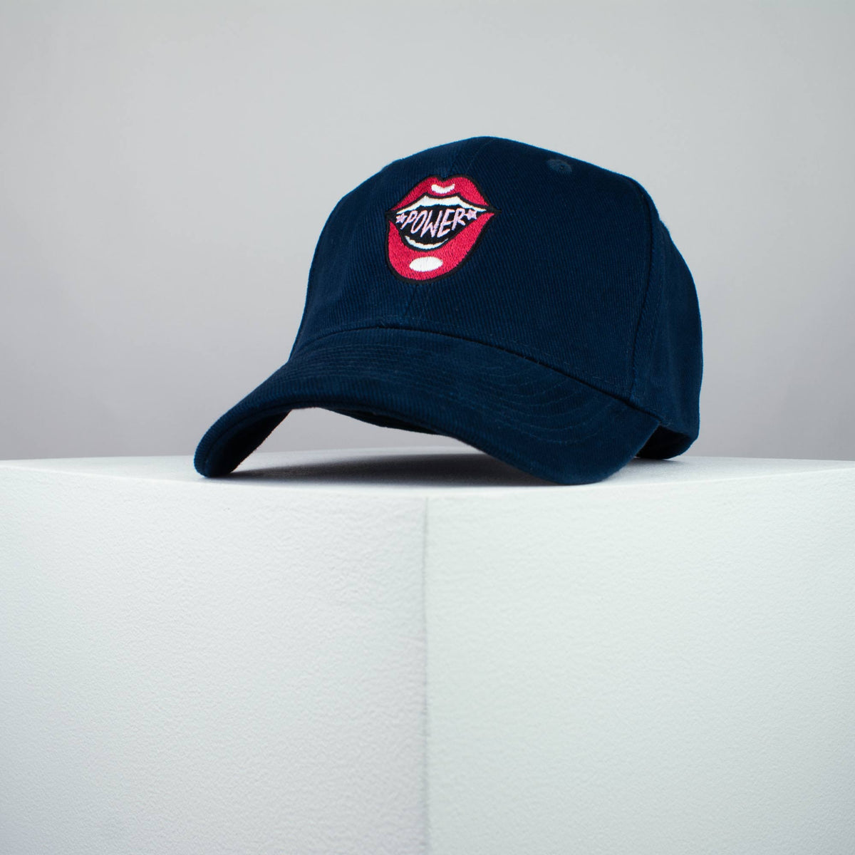 Power lips embroidered baseball cap (8 hat colours) / girl power / feminist / feminism / gift for her / embroidery / patch / hat / dad hat / cap / iron on patch / embroidered patch / badge / applique / embroidered / punk patches / trucker hat / snapback / caps / dad hats / baseball hat / mens hat / womens hat / embroidered hat / dad cap / embroidered cap 2