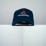ProCrastination / PlayStation embroidered baseball cap navy / brand twisters / gaming / gamer / game / embroidery / patch / dad / hat / cap / clothing // Hatty Hats / iron on patch / dad hat embroidered patch / badge / applique / embroidered / punk patches / trucker hat / snapback / caps / dad hats / baseball hat / mens hat / womens hat / embroidered hat / dad cap / embroidered cap