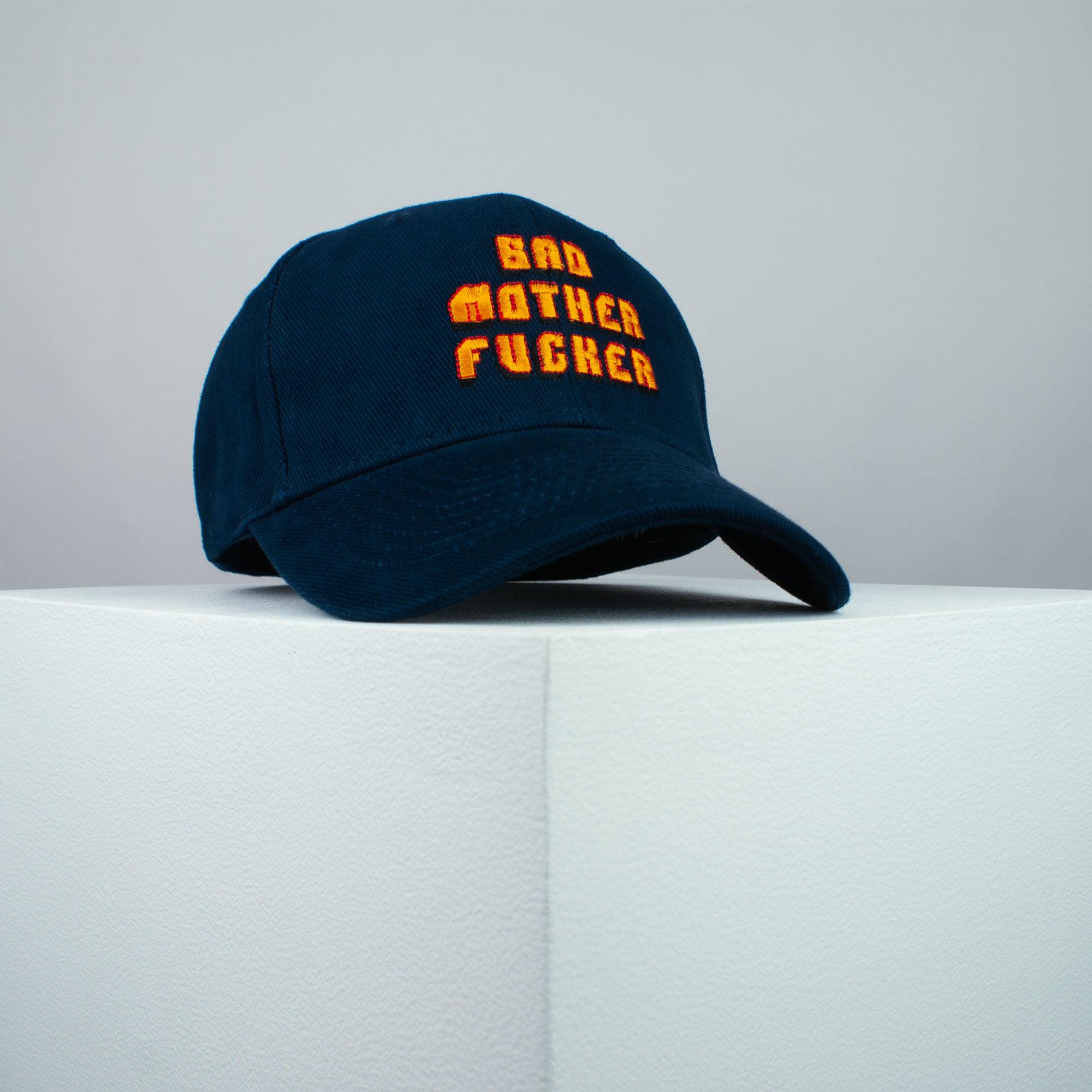 Pulp Fiction bad mother fucker embroidered baseball cap (8 hat colours) / wallet / t shirt / poster / dance / embroidery / patch / dad / hat / cap / clothing // Hatty Hats / iron on patch / dad hat embroidered patch / badge / applique / embroidered / punk patches / trucker hat / snapback / caps / dad hats / baseball hat / mens hat / womens hat / embroidered hat / dad cap / embroidered cap 1
