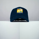 Quietly courageous embroidered baseball cap navy / yoga / mental health / self care / gift for her / embroidery / patch / hat / dad hat / cap // Hatty Hats / iron on patch / embroidered patch / badge / applique / embroidered / punk patches / trucker hat / snapback / caps / dad hats / baseball hat / mens hat / womens hat / embroidered hat / dad cap / embroidered cap