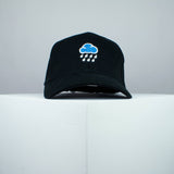 Rainy day embroidered baseball cap black / cloud / patches / anxiety / embroidery / patch / hat / dad hat / cap / iron on patch / embroidered patch / badge / applique / embroidered / punk patches / trucker hat / snapback / caps / dad hats / baseball hat / mens hat / womens hat / embroidered hat / dad cap / embroidered cap / website