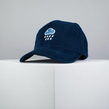 Rainy day embroidered baseball cap navy / cloud / patches / anxiety / embroidery / patch / hat / dad hat / cap / iron on patch / embroidered patch / badge / applique / embroidered / punk patches / trucker hat / snapback / caps / dad hats / baseball hat / mens hat / womens hat / embroidered hat / dad cap / embroidered cap / website 2