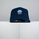 Rainy day embroidered baseball cap navy / cloud / patches / anxiety / embroidery / patch / hat / dad hat / cap / iron on patch / embroidered patch / badge / applique / embroidered / punk patches / trucker hat / snapback / caps / dad hats / baseball hat / mens hat / womens hat / embroidered hat / dad cap / embroidered cap / website
