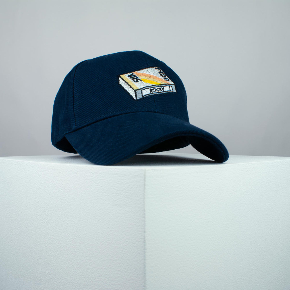 Movie Cap Collection Rocky Movie Baseball Cap - Retro VHS Collection – Hatty Hats Embroidery