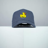 Rubber duck embroidered baseball cap grey / animal / patches / duck / embroidery / patch / hat / dad hat / cap / iron on patch / embroidered patch / badge / applique / embroidered / punk patches / trucker hat / snapback / caps / dad hats / baseball hat / mens hat / womens hat / embroidered hat / dad cap / embroidered cap / website